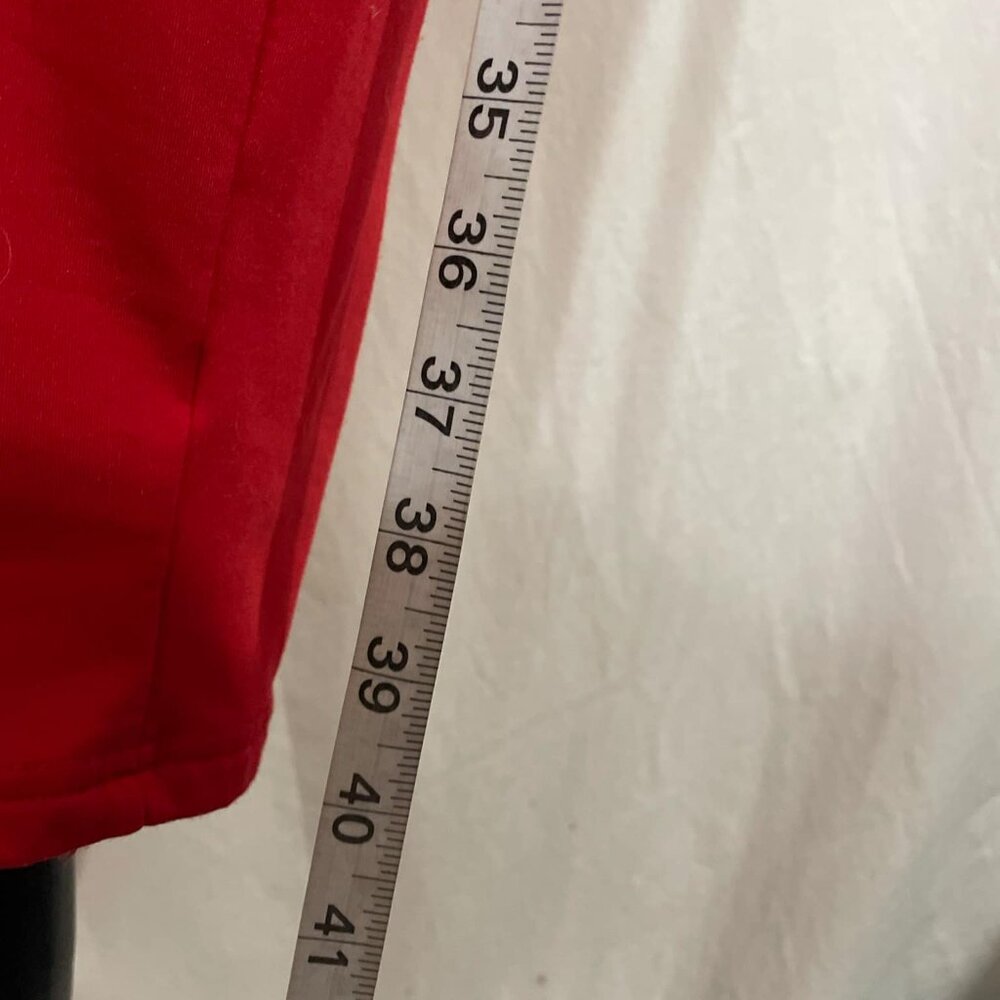 Red Body Con Midi Dress - Picture 3 of 5